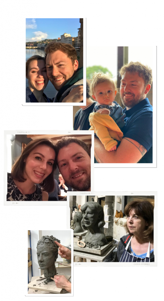 Collage of family photos